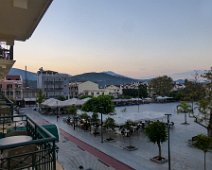 Kefalonia 2018 Sonnenaufgang auf unserem Hotelbalkon