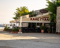 Korfu 2018 Taverne am Hafen