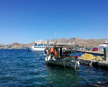 Leros 2019 Fischerboot in Agia Marina