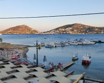 Leros 2019 Blick vom Balkon in unserem Hotel