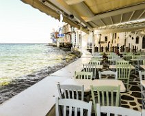 Mykonos 2017 Little Venice - Blick auf die Windmühlen