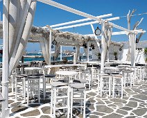 Naxos 2016 Bar an der Uferpromenade von Chora