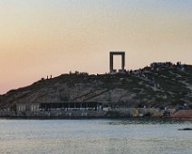 Naxos 2016 Portara bei Sonnenuntergang
