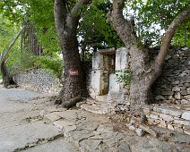 Naxos 2017 Weg zum Kouros von Flerio. Eingang zum Paradiesgarten
