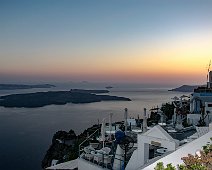 Santotorin 2016 Blick auf die Caldera von Imerovigli