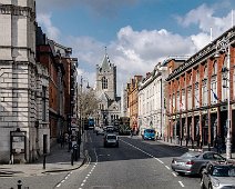 Dublin 2016 Edward St. Blick auf Christ Church